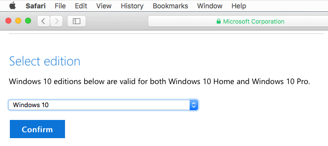 microsoft windows 7 iso image for mac